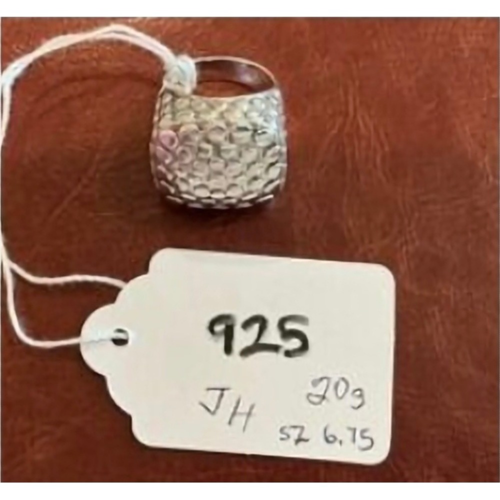John Hardy Kali Pebble Dome Ring Sterling Silver925 Bubble Cocktail Ring Sz 6.75